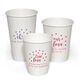 Personalized Confetti Dot White Paper Party Cups Image 4 of 10